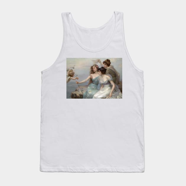 The Three Graces by Edouard Bisson Tank Top by Classic Art Stall